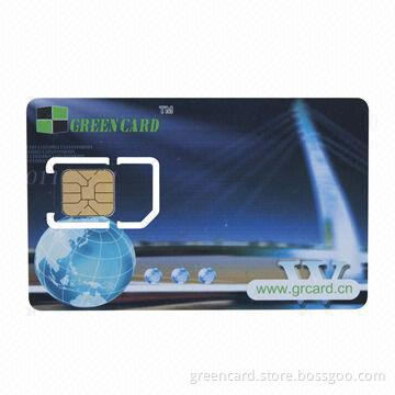 GSM SIM Card, Used with Carriers Operating on Global System